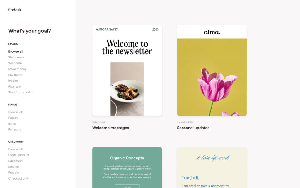 Perché Flodesk è l’ESP perfetto per solopreneur e micro-imprese